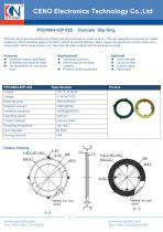 CENO Pancake slip ring with 6mm thickness PSCN064-02P-02S - 1