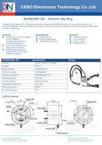 CENO Radar antenna slip ring with 65mm hole ECN065-08P-12S