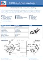 CENO Radar antenna slip ring with hole 35mm ECN035-06P2-05P1-12S-1
