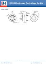 CENO Rotary connector with 60mm center hole ECN060-06P3-2