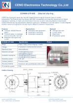 CENO Rotary joint with power and signal channel ECN000-21P-06S