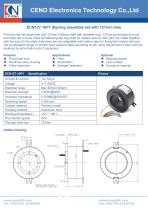 CENO Slipring assembly set with 127mm hole ECN127-10P1-1