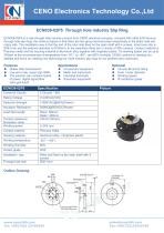 CENO Sliprings with connector pin for 30Amp ECN038-02P5-1