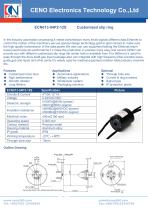 CENO Through bore rotary joint with 13mm bore ECN013-04P2-12S-1