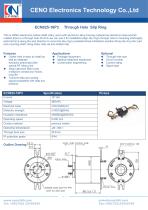 CENO Through bore slip ring with 16 lines ECN025-16P3 - 1