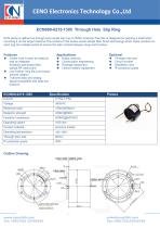 CENO Through bore slip ring 80mm hole ECN080-0215-1305-1