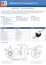 CENO Through hole slip ring ECN012-24P1 - 1