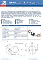 CENO Waterproof CANBus hollow shaft slipring ECN010-02P-07S-1