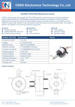 CENO Waterproof hollow shaft slip ring ECN025-12P2-IP65-1