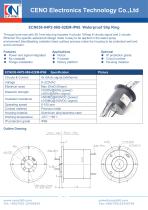 CENO Waterproof rotary joint ECN038-04P2-06S-02EM-IP66-1