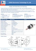 CENO Waterproof slip ring with hole 25.4mm ECN025-18P3-IP65-1