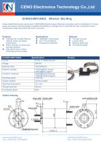 Gigabit slip ring with 25.4mm through hole ECN025-08P2-02EG - 1