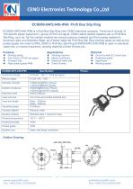 Waterproof rotary swivel ECN000-04P2-04S-IP66-1