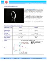 CreatorOptics custom Plano-convex Lens, BK7, Fused Silica, Sapphire - 1