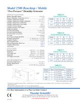 Model 2500 Benchtop/Mobile "Two-Pressure" Humidity Generator - 4