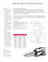 Sprue Bushing / Single Nozzle SB/USB5 - 2