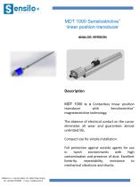 MDT 1000 Sensilostrictive® linear position transducer - 1