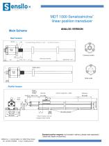 MDT 1000 Sensilostrictive® linear position transducer - 3