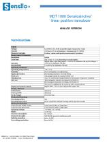 MDT 1000 Sensilostrictive® linear position transducer - 4