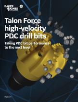 Talon™ Force high-velocity PDC drill bits - 1