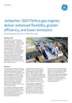 Jenbacher J920 FleXtra gas engines deliver enhanced flexibility, greater efficiency, and lower emissions - 1