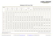 Wedgegard® DIN Torque Table (ft-lb)-1