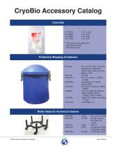 CryoBiological Freezer and Dewar Accessories Catalog - 7