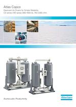 Heatless desiccant air dryers, 360-1600 l/s, 763-3392 cfm. - 1