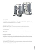 Heatless desiccant air dryers, 360-1600 l/s, 763-3392 cfm. - 3