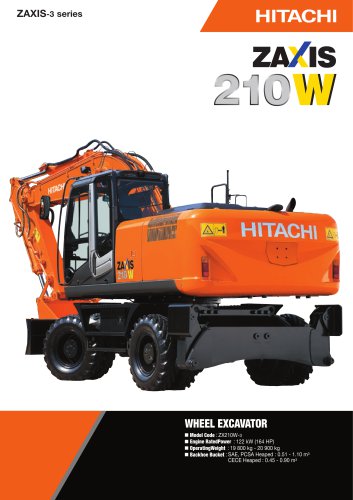 ZX 210 - HITACHI Construction Machinery - PDF Catalogs | Technical 