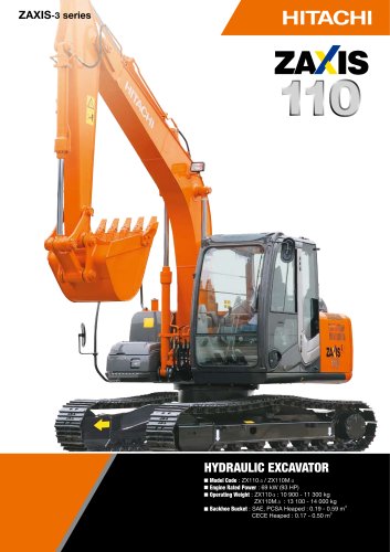 ZX110-3 - HITACHI Construction Machinery - PDF Catalogs 