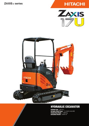 ZX17U-2 - HITACHI Construction Machinery - PDF Catalogs 