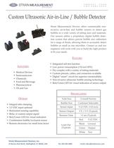 Custom Ultrasonic Bubble Sensor / Air In Line Detector - 1