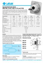 Incremental hand wheel IRC510A, 515A, 516A, 517A and 519A