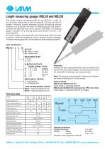 Length measuring gauges MSL30 and MSL50 - 1