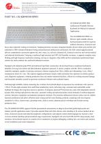 Waterproof Antibacterial silicone rubber keyboard-1