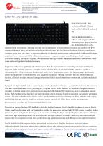 Waterproof Antibacterial silicone rubber keyboard with backlight-1