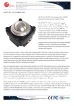Waterproof Industrial mountable stainless steel 25.0mm trackball module