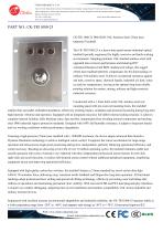 Waterproof Stainless steel panel mount 25.0mm trackball-1