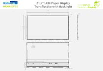 21.5'' LCM Paper Display, Transflective with Backlight (G2100) - Datasheet (EN) - 3