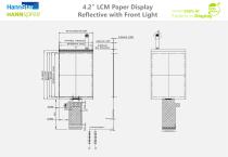 4.2'' LCM Paper Display, Reflective with Front Light (G0403D) - Datasheet (EN)-3