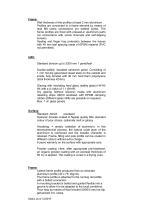 Tender specification text AL601F-2