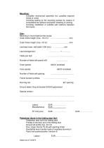 Tender specification text AL601F-3