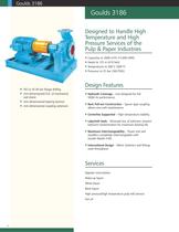 Goulds 3186 High-temperature/Pressure Paper Stock/ Process Pumps - 2