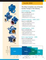 Goulds 3420 Double Suction Pumps - 3