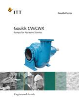 Goulds CW/CWX Pumps for Abrasive Slurries