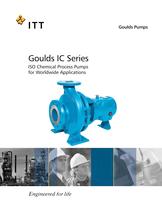 Goulds IC Series ISO Chemical Process Pumps for Worldwide Applications - 1