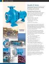 Goulds IC Series ISO Chemical Process Pumps for Worldwide Applications - 2