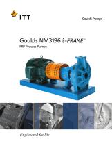 Goulds NM 3196 i-FRAME FRP Process Pumps - 1