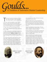 Goulds Pumps History Brochure - 2